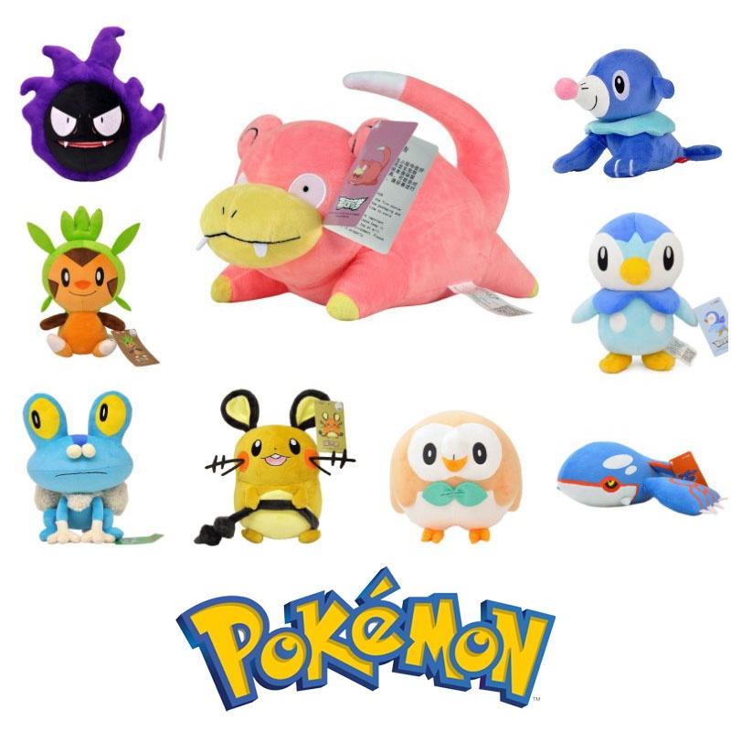 Entzückende Pokemon Dedenne Gastly Rowlet Piplup Plüschtiere Stoffpuppen Weihnachtsgeschenke