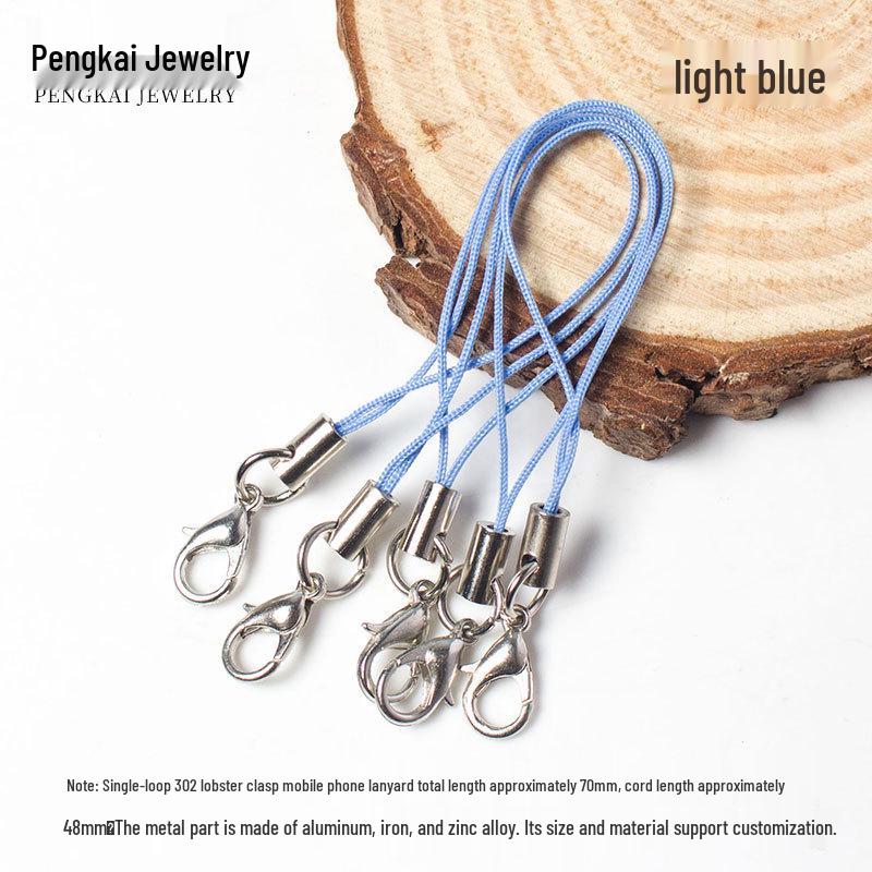 DIY Buntes Handy-Lanyard mit Karabinerverschluss – Handgefertigtes Schmuckaccessoire und Anhängerseil