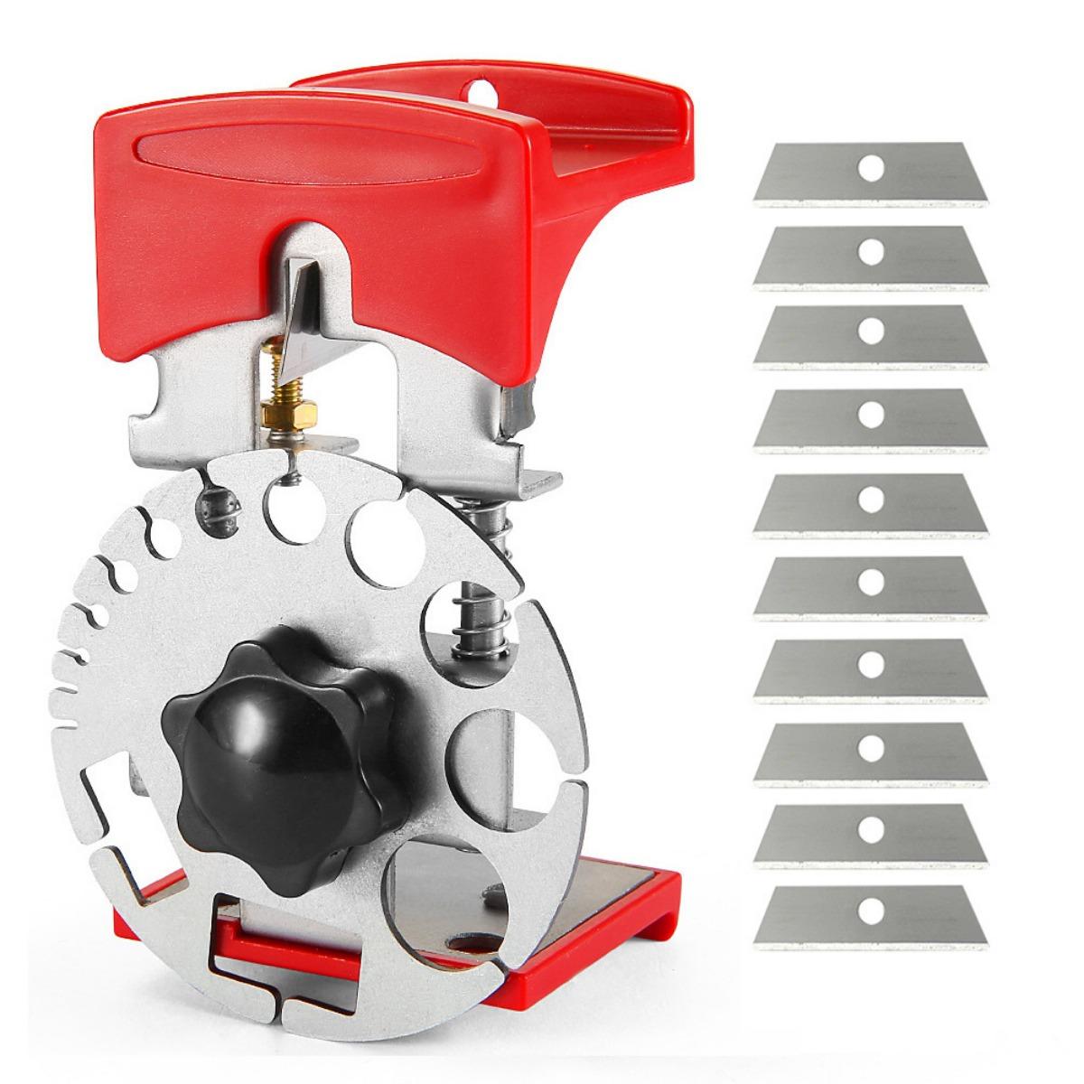 

Ручной инструмент для зачистки проводов. Универсальная машина для зачистки медных проводов. Компактный и портативный инструмент для зачистки проводов с 10 лезвиями. красный