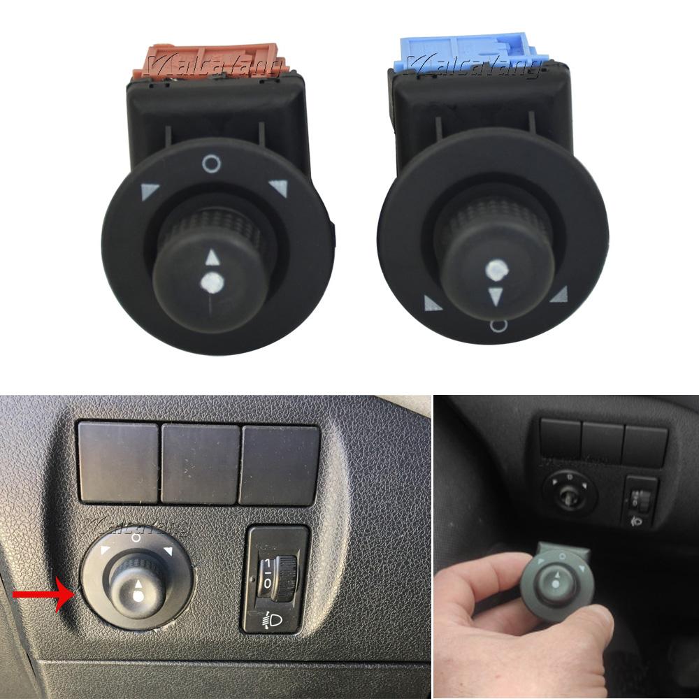For Peugeot Partner 1007 Citroen C2 C3 Xsara Picasso Berlingo Electric Rearview Mirror Control Switch Button Adjust Knob 6545.KS