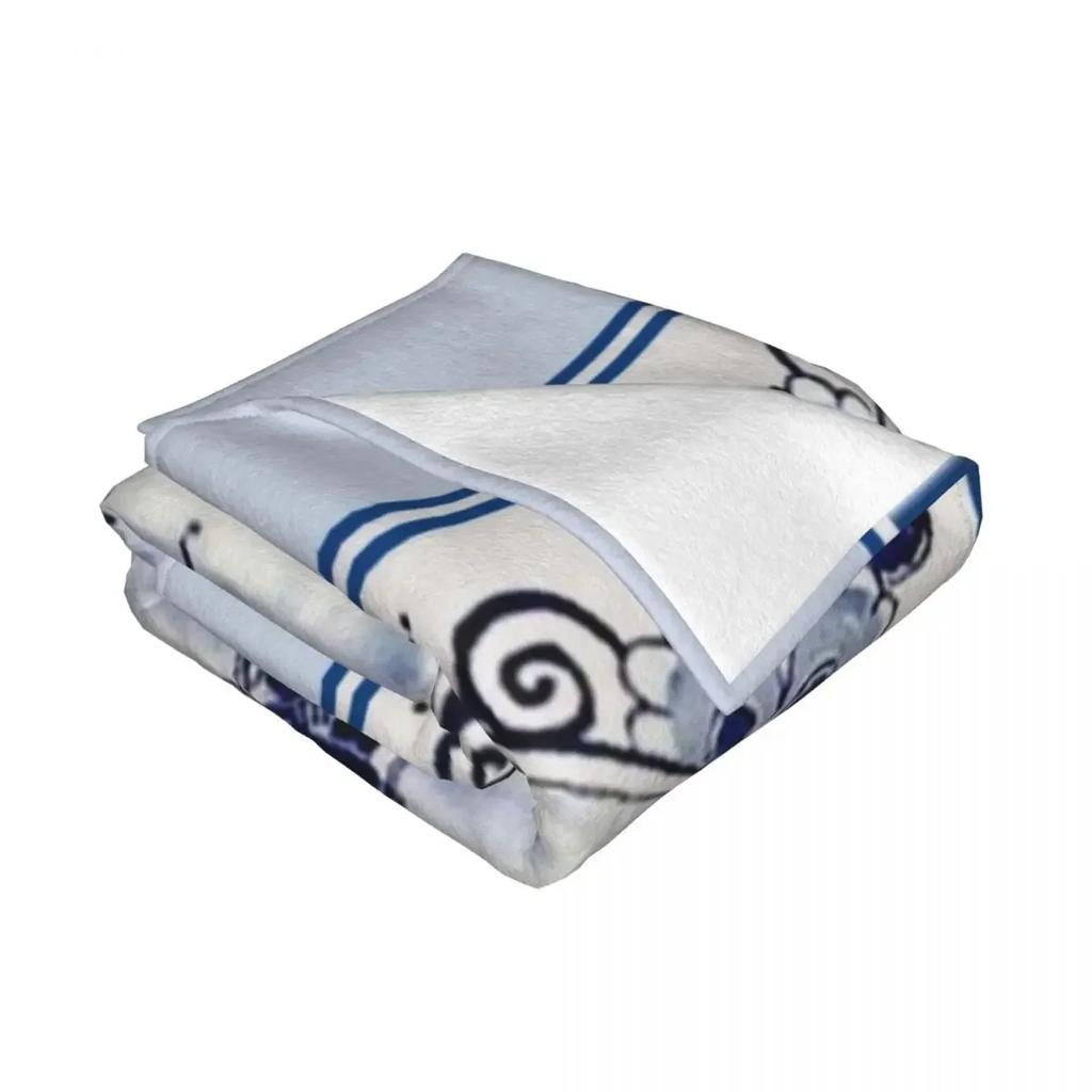 DUTCH BLUE DELFT: Vintage Windmill Print Throw Blanket for Babies Heavy For Baby Vintage Blankets