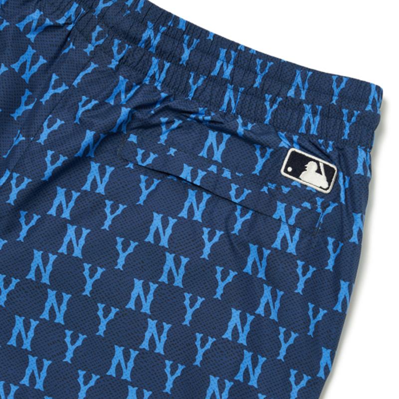 New MLB Casual Shorts Unisex Blue 3ASMM0123-50NYS