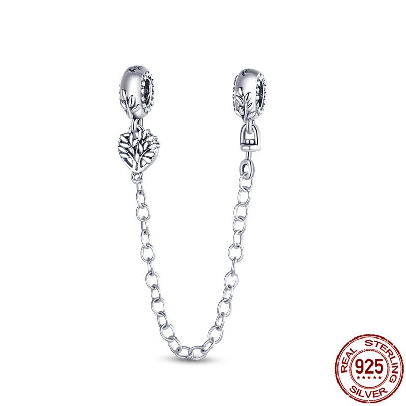 Charm din Argint Sterling S925, Pandantiv Floare Margaretă, 9 Modele, Zircon, Lanț de Siguranță, Mărgele Charmuri, Potrivit pentru Brățări Originale, Pandantiv DIY