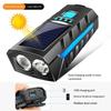 Solar Bike Front Light USB Rechargeable MTB Road Bike Front Lamp Power Display High Beam Bicycle Flashlight Bicycle Accessories