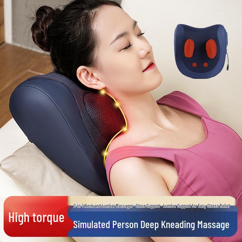 Kneading Shoulder & Neck Massager with Acupressure for Cervical, Trapezius, and Hands