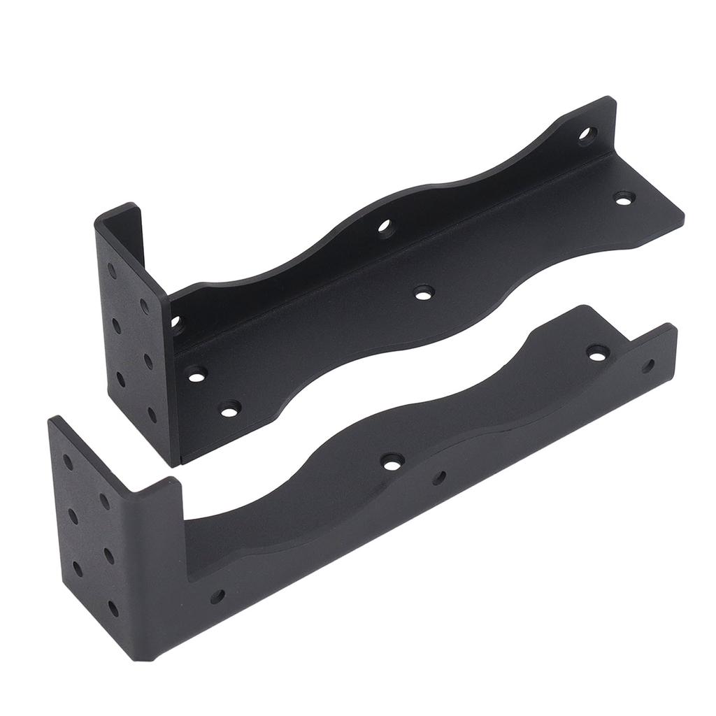 Regalwinkel Kohlenstoffstahl Rostschutz 80lb Tragkraft Schwerlast Schweberegalwinkel für Küche Badezimmer Büro