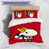Chivas Printed 3PCS Bedding Set Soft Breathable Duvet Cover Pillowcases Set Washable Bedroom Decor Home Gift