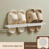No-Drill Wall-Mounted Bathroom Slipper Storage Rack