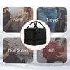 Elegant Travel Makeup Bag: Double-Layer Nail Polish Storage for 42 Bottles