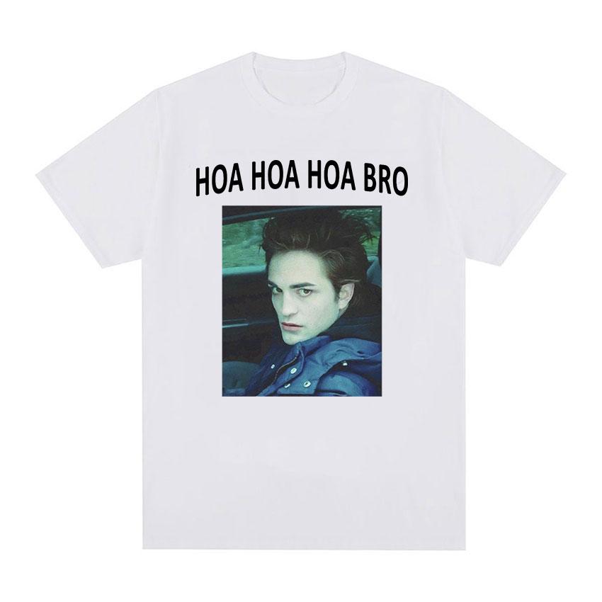 Robert Pattinson Edward Twilight Graphic T Shirt Unisex Fashion Cotton Short Sleeve T-shirts Unisex Retro O-Neck Oversized T-shirt