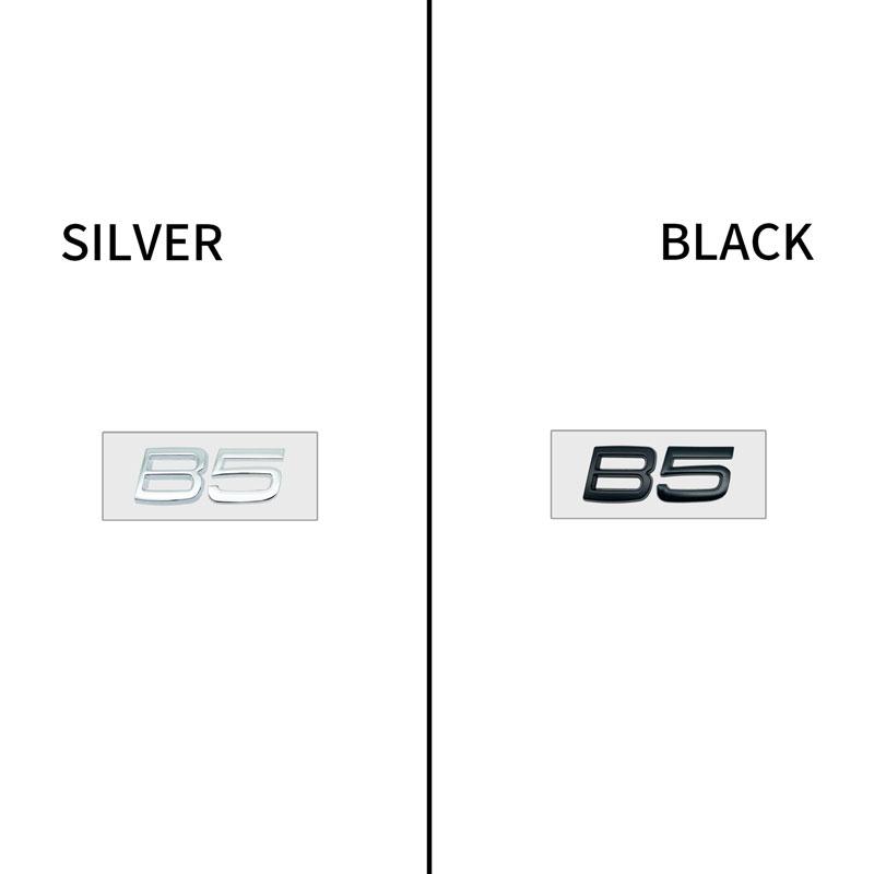 3D Car Styling Chrome Metal Black Silver Sticker Tail Emblem Rear Decal Letter Logo For Volvo T4 T5 T6 T8 B3 B4 B6 B8 V40 XC60