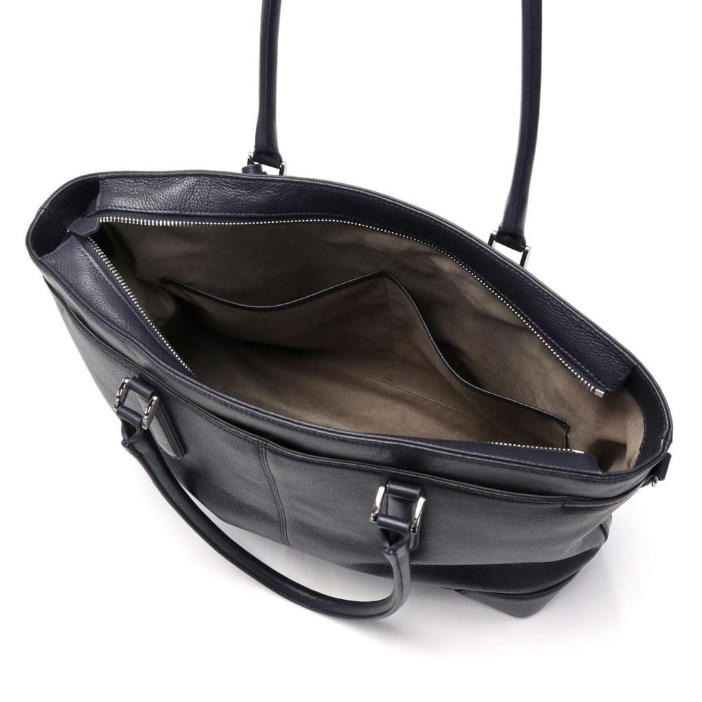 Sonne 2-Way Genuine Leather Tote Bag, Men's, Navy, SO-SOX026-NV
