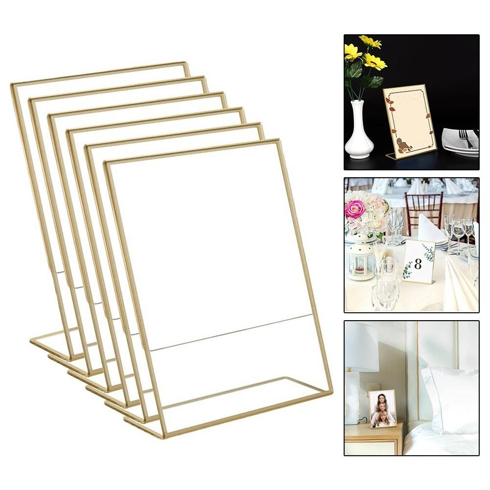 6x4 Inches/5x7 Inches Sign Holder Horizontal And Tilted Design