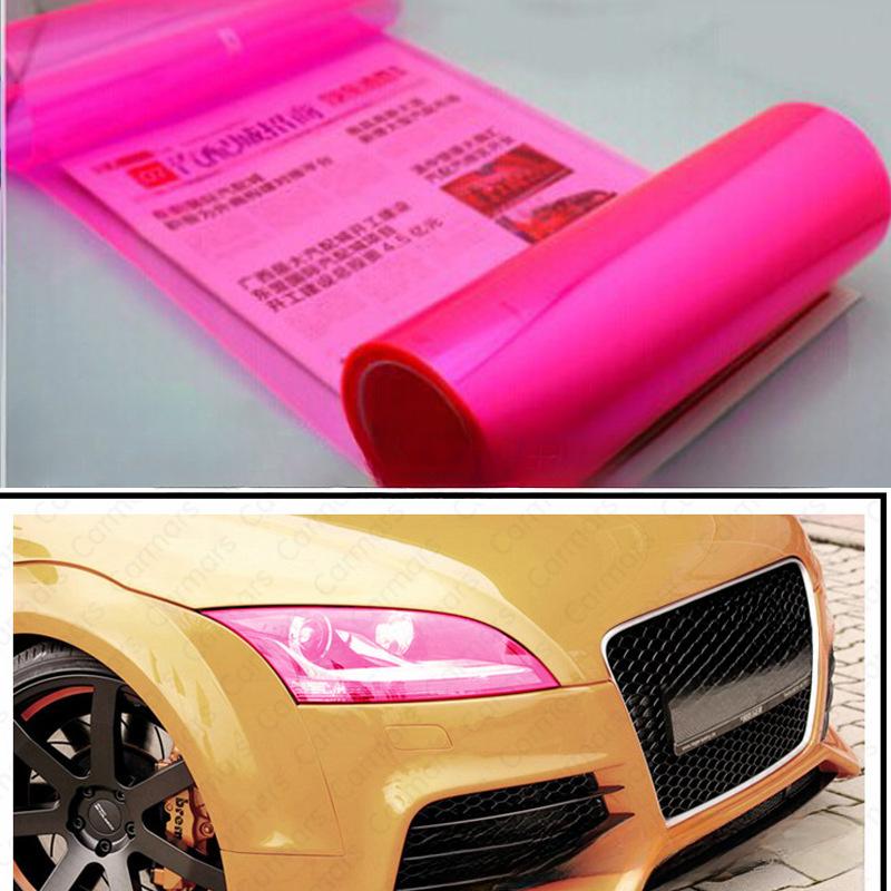 New Car Headlight Color Changing Film Glossy Transparent PVC Film Coloring Brake Light Sticker Car Taillight Color Changing Film