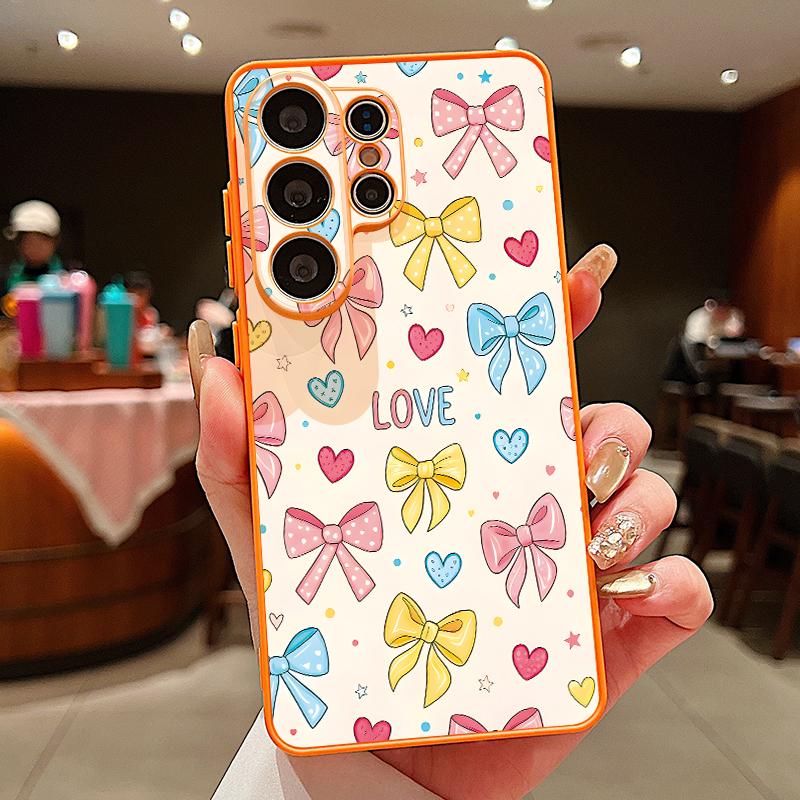 Colorful Bowknot Magnetic Phone Case For Samsung Galaxy S26 S25 Ultra S24 S23 FE A57 A17 A56 A37 A16 A35 A55 A15 A36 Back Cover