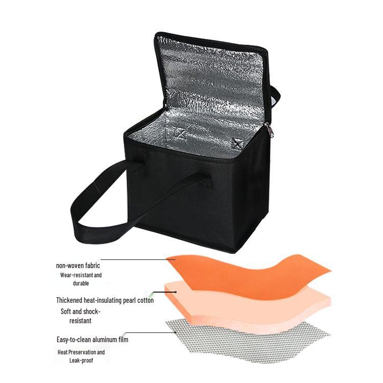 Portable Insulated Picnic Bag - Foldable Outdoor Lunch Box for Drinks & Snacks