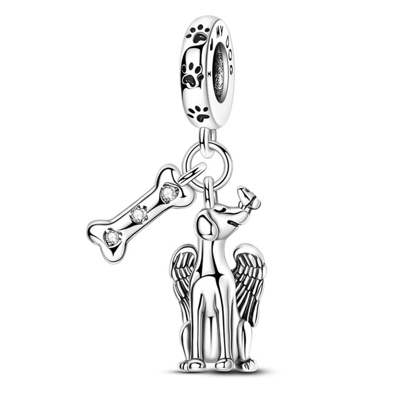 Original Design Copper Charms Beads Ballet Angel Family Perfume Dress Candy Fit 3Mm Bracelets Diy Birthday Jewelry