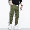 Pantaloni da lavoro da uomo primavera e autunno cotone multitasche casual con coulisse