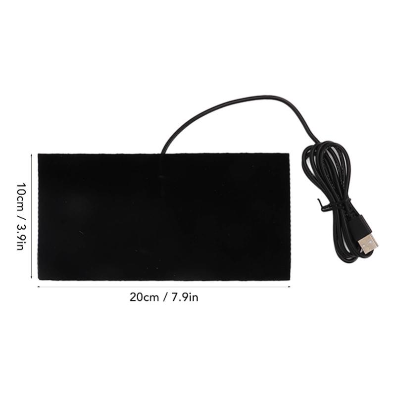 4pcs USB Heating Pad Multipurpose Carbon Fiber Washable Electric Heater Pad For Shoulder Neck Lumbar Spine Back DC 5V