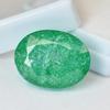 Natural Green Emerald Loose Gemstone 29.20 ct Oval Cut for Jewelry Making and Gem Collections