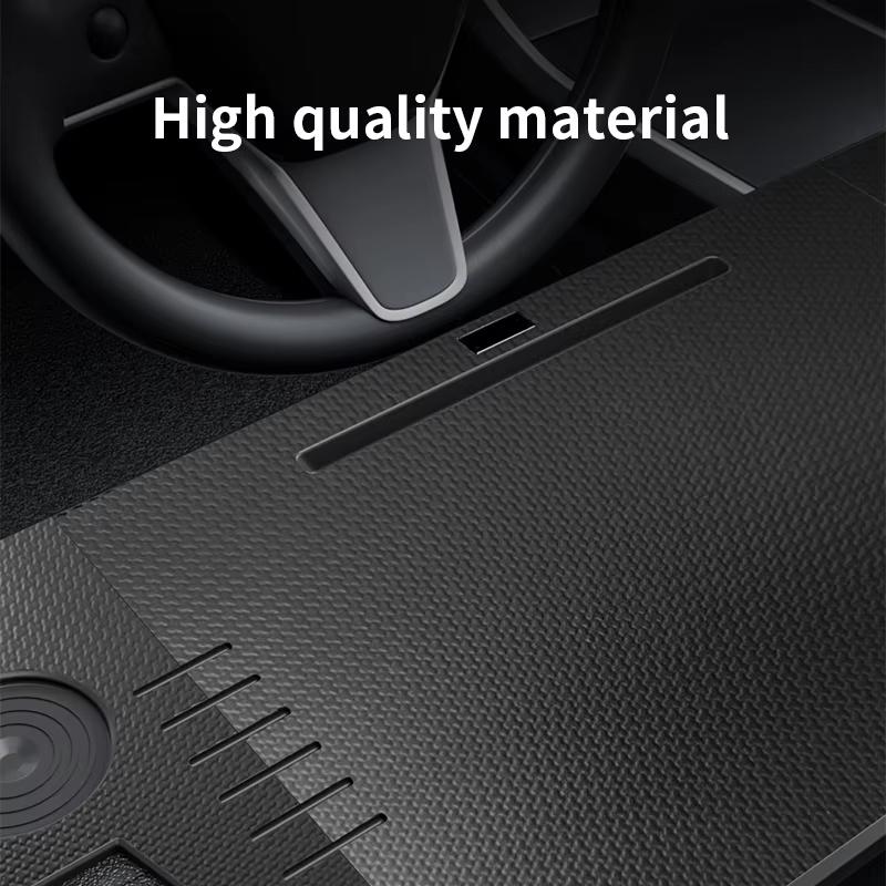For Tesla Model 3/Y Front Seat Tri-Fold Folding Tray Table Multifunctional Car Laptop Desk Portable Work Station