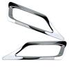 Car Front Rear Tail Bumper Fog Light Cover Lamp Trim Frame Bezel Decoration Mirror Chrome Fit for Toyota RAV4 2013 2014 2015