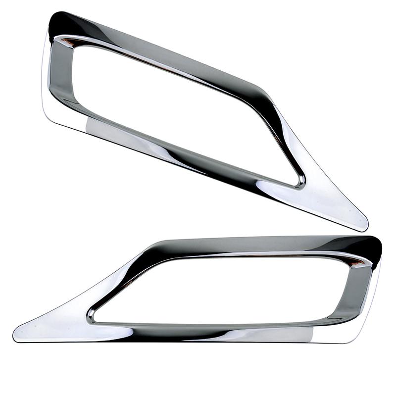 Car Front Rear Tail Bumper Fog Light Cover Lamp Trim Frame Bezel Decoration Mirror Chrome Fit for Toyota RAV4 2013 2014 2015