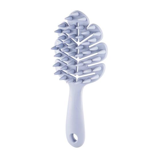 

Long Handle Vented Hair Brush Wide Tooth Anti-static Thin Thick Curly Long Wet Dry Hair Paddle Brush Scalp Massage Hair Styling Detangling Comb фиолетовый