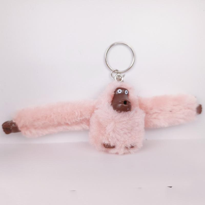Cute Long-Tailed Monkey Key Chain Cartoon Cute Monkey Keychain Plush Toy Doll Bag Accessories Gift For Children