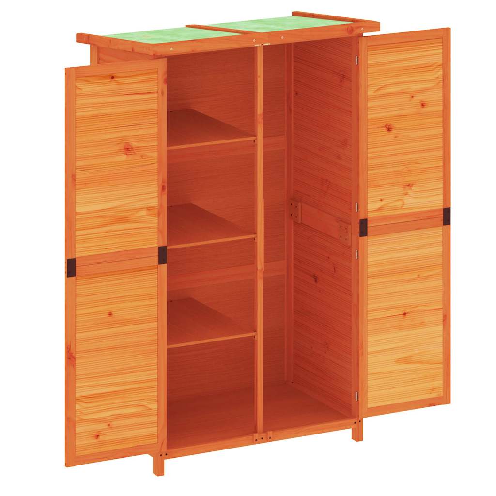 Vidaxl Garden Tool Shed, Brown, 83X57X140 Cm, Pine