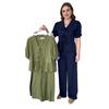2025 Fall V-neck Casual Short-sleeve Top & High-waisted Women's Set