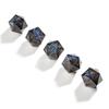 Yourandoll 5-Piece Polyhedral D20 Dice, 20-Sided Dice for Dungeons and Dragons, DND, TRPG, MTG, and Other Tabletop Games (Green and Black)