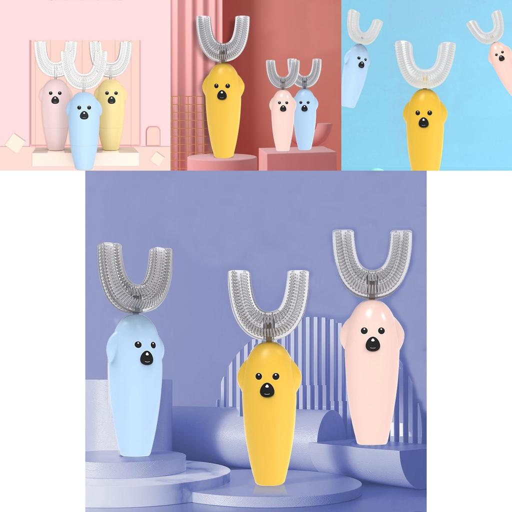 Gentle Electric Toothbrush For Kids Featuring Safe Silicone Design And Automatic Functionality