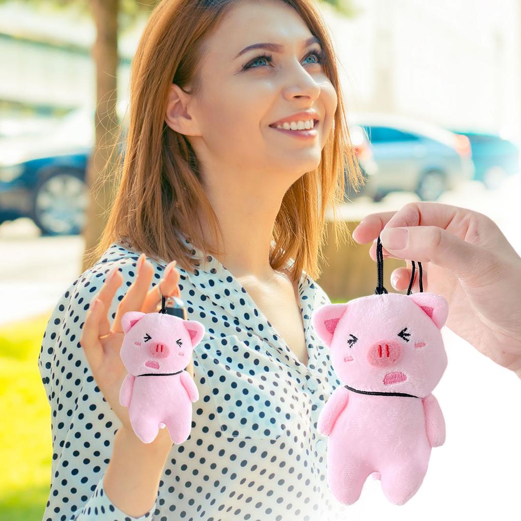 Cute Little Pig Cute Crooked Head Pig Creative Pendant, Personalized Plush Toy Doll Bag Ornament