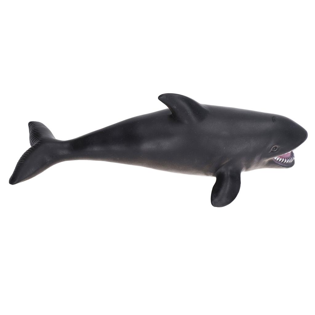 Meerestier Figur Schwarzer Orca Spielzeug Kinder Geburtstage Geschenk Pädagogisches Modell für Kinder Jungen Mädchen Ab 3 Jahren