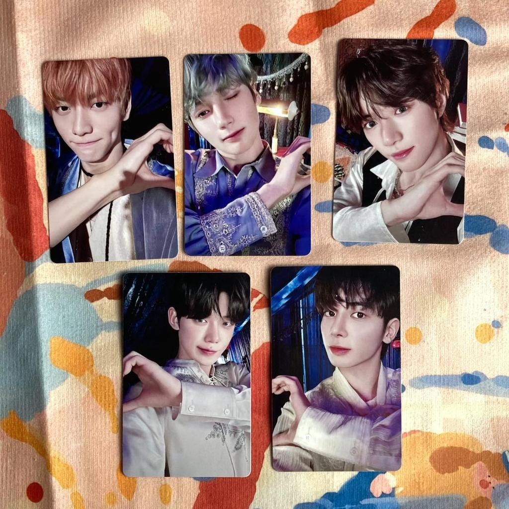 [USED] 2024 TXT membership MOA FC survey trading cards (5 cards)