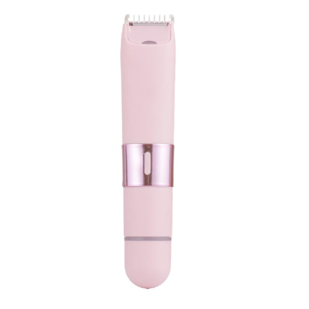 USB Rechargeable Women Shaver Double Head Epilator Shower Safe Hair Remover  For Underarm Face Leg