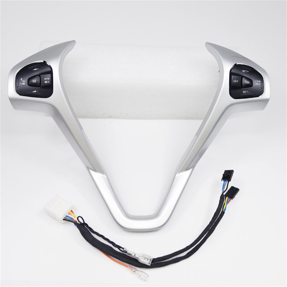 Blue LED Cruise Control Switch Steering Wheel Buttton For Ford Fiesta MK8 2013