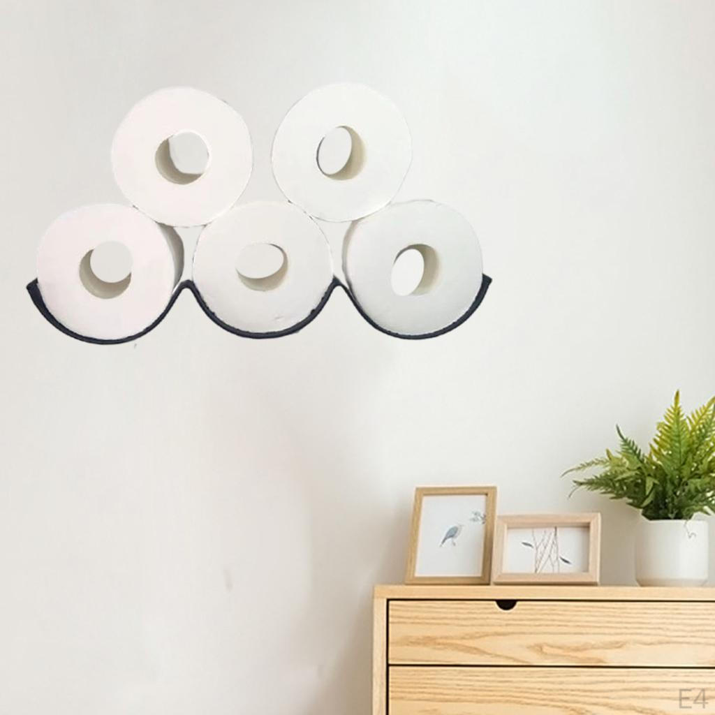 Depozitarea șervețelelor de baie, montată sau în picioare, conține 6 role de hârtie