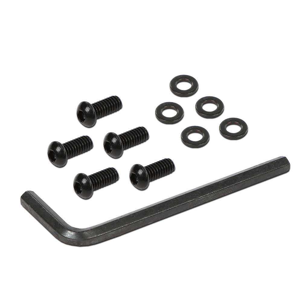 G-PLUS Stainless Allen Screw Bolt kit 10pcs Black Compatible with 1999-2019 Harley Derby Cover Wrench