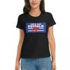 Women TShirt Lets Go Buffalo Summer Short Sleeve Tees Round Neck Cotton T Shirts Clothes Tops Streetwear