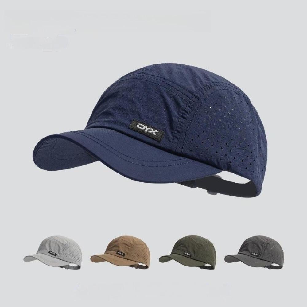 Herren Japanische Retro Baseballkappe mit kurzem Schirm, Sommer Atmungsaktiv Schnelltrocknend Leichtgewicht UV-Schutz Design, Für Herren Outdoor Sport