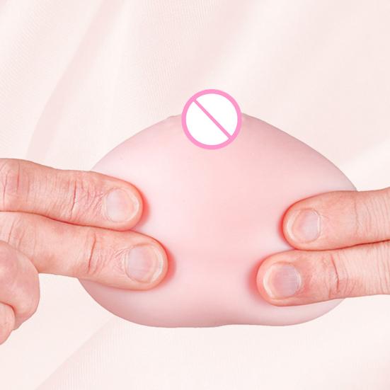 Artificial Single Fake Breast Hole False Boob Male Masturbation Ball Sex Toy