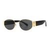 New Luxury Oval Designer Sunglasses For Men And Women Classic Metal Frame Fashion Sun Glasses