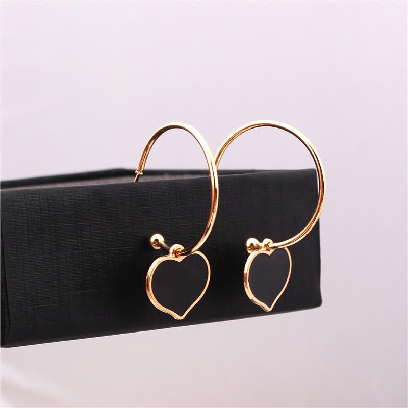 Asymmetric Women's Black Hanging Earrings Hollow Crystal Drop Earrings Rock Geometric Statement Dangle Earrings Aretes