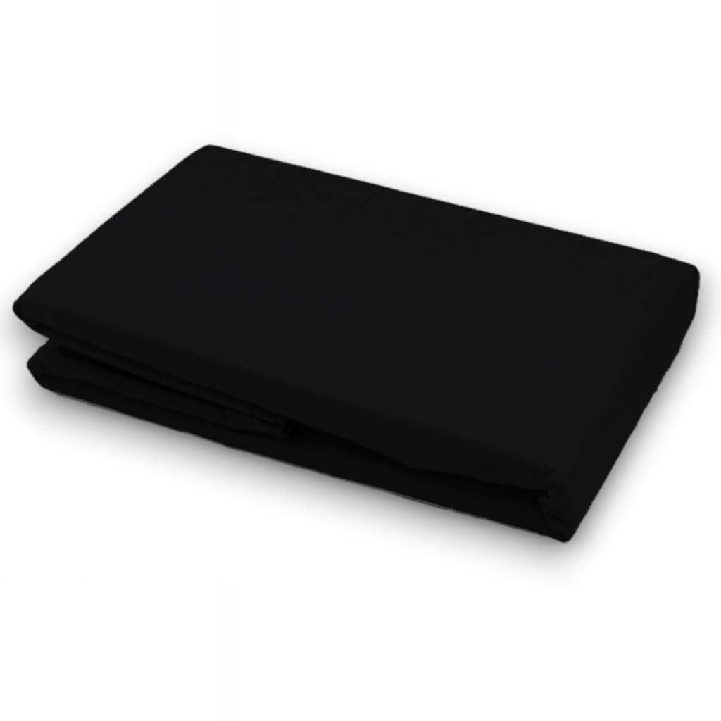 Fitted Sheet Cotton 220 x 200 Breathable BLACK Polish