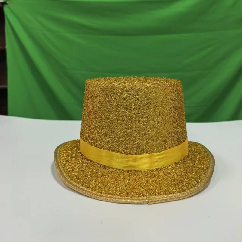 Magician Hat Lincoln Top Hat High Hat One-time Forming Felt Hat Stage Children's Performance Top Hat