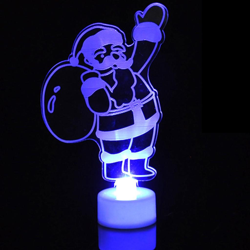 Christmas Decoration Lights Christmas Mas Scene Figure Acrylic Holiday