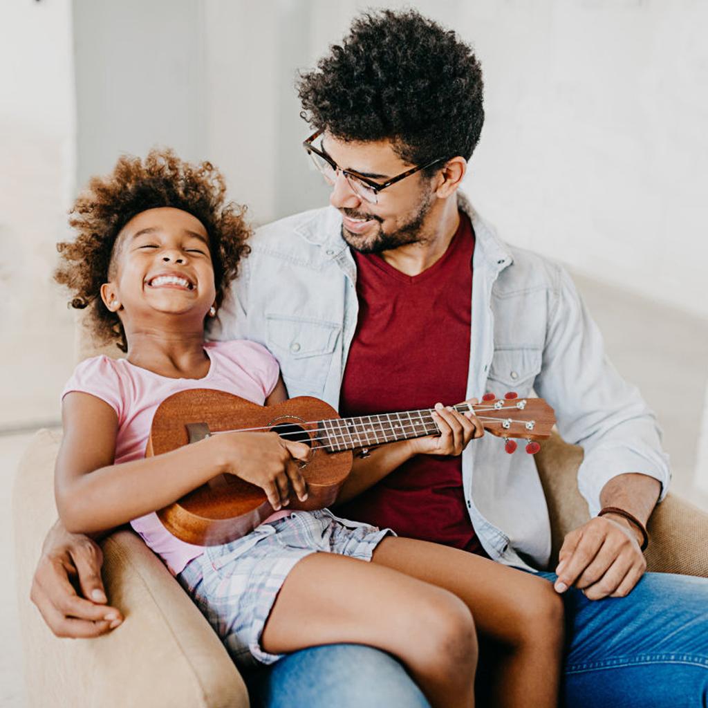 21 Inch Acoustic Soprano Ukulele Kit Mahogany Plywood Ukelele with Gig Bag Uke Strap Spare Strings