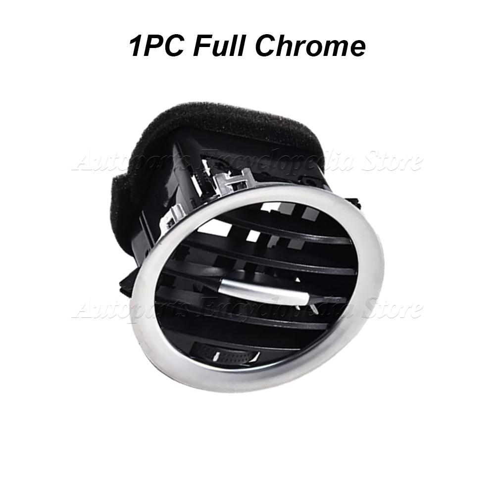 13417363 Für Opel Corsa D Adam Schwarz/Chrom Armaturenbrett Lüftung Klimaanlage Auslass 13365420 2201099 Auto Innenraum Lüftungsgitter